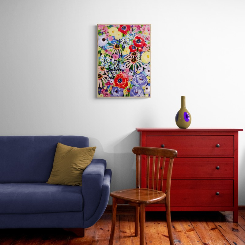 Make it pop with poppies 20x27,5 inch