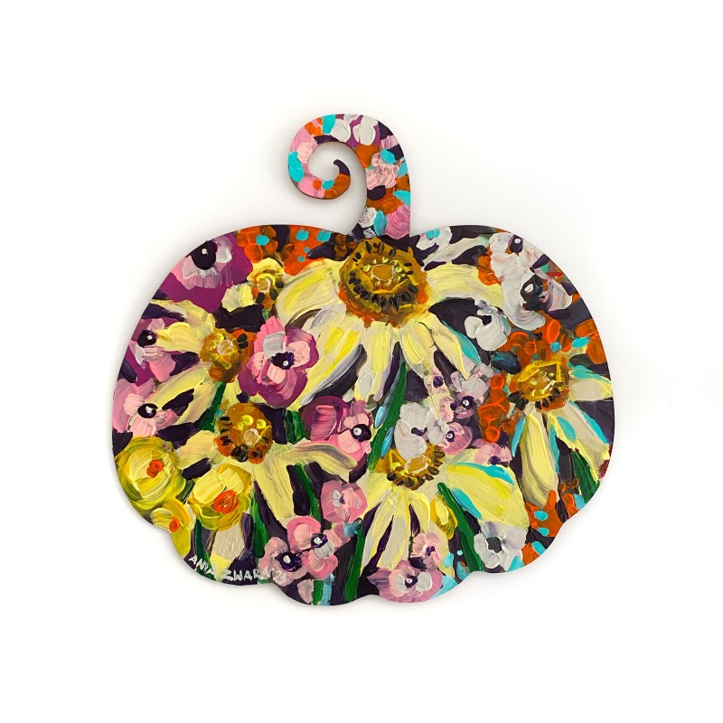 Yellow Echinaceas Pumpkin 11,81x11,81 inch / 30x30 cm