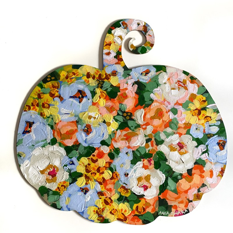 Yellow & Orange Pumpkin 15,75x15,75 inch / 40x40 cm